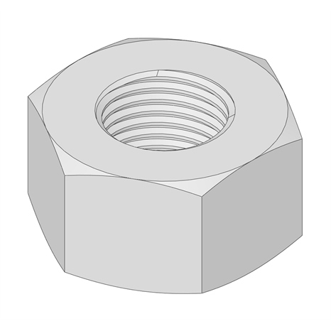 Locknut - 1/2-20 lh jam Locknut - 1/2-20 lh jam