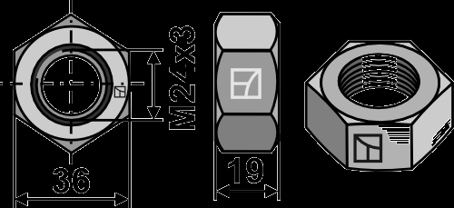 Hexagon locknut