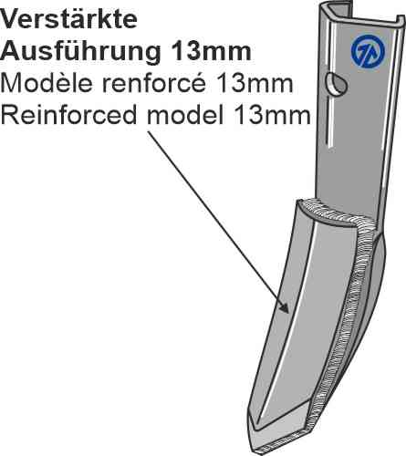 Schnell-Wechsel-Schar - 50mm geeignet für Kverneland RF23560 Schnell-Wechsel-Schar - 50mm geeignet für Kverneland RF23560