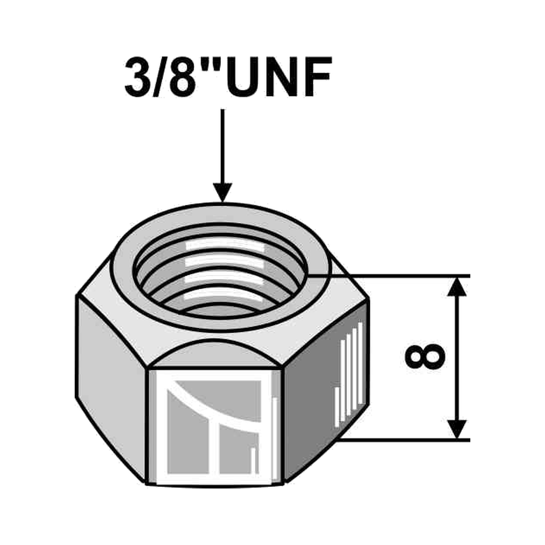 Moeren DIN934 - 8.8 - GEOMET