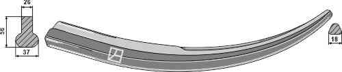 Welded tine 600