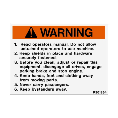 Decal - caution
