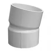 Bochten 11° MxM - PVC drukfitting dunwandig