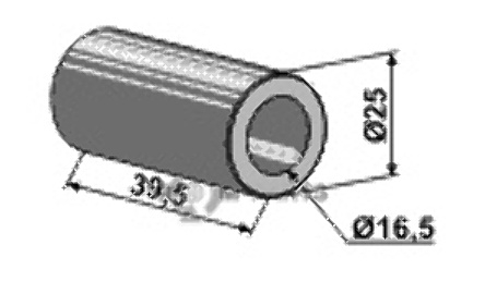 Bøsning Ø25 63-zzz-24