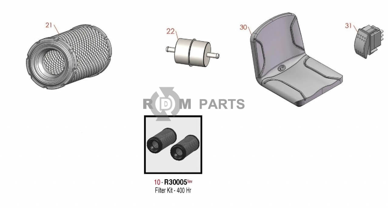 Replacement parts for Toro Workman 1100 & 1110 Parts