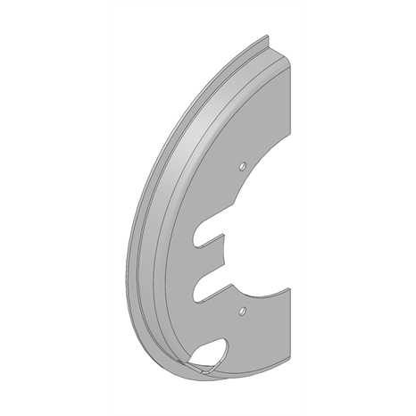Shiel d- wheel - rear lh