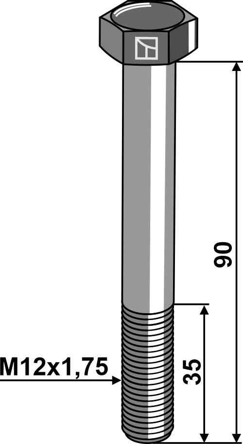Sechskantschraube M12 ohne Mutter Sechskantschraube M12 ohne Mutter