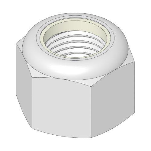 Locknut - 1/2-20 flanged