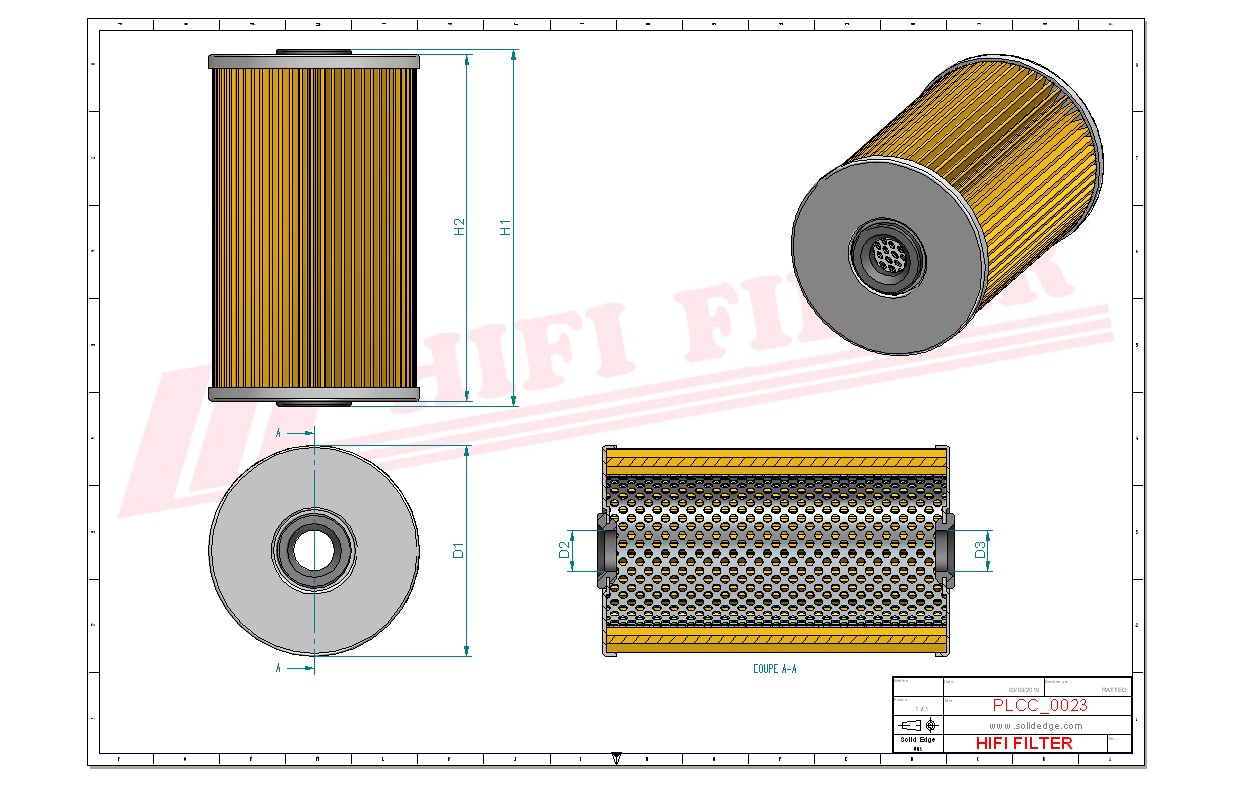 Fuel filter passend voor tecnocar n 488