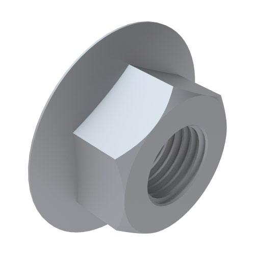 Locknut - 3/8-24 flanged top lock