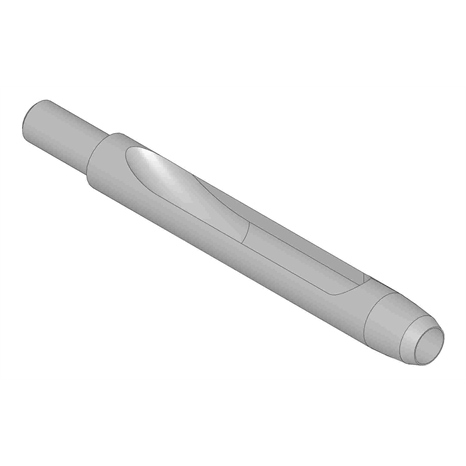 Alloy machined side-eject tine - .375mt x 4.500l x .450od
