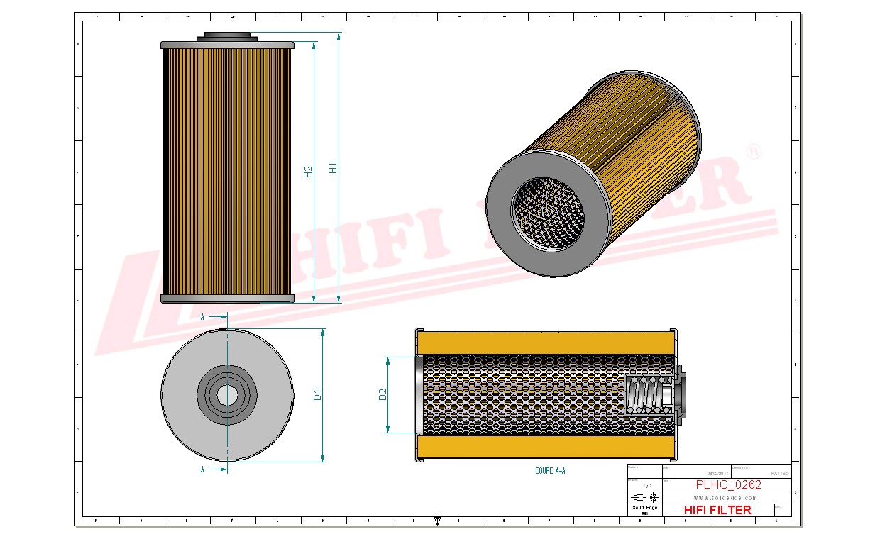 Hydraulic filter passend voor sf hy 80116