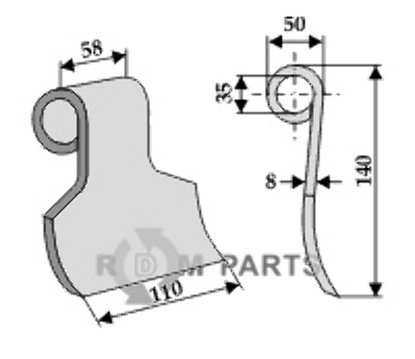 RDM Parts Flail