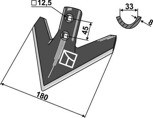 Sweep 180mm