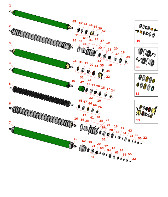 Ransomes 213, 350 & 5/7 Fairway Rollers