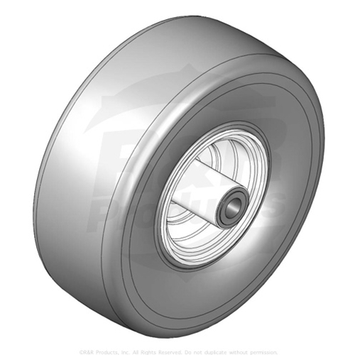 Tire & wheel - 11x4.00-5 smooth