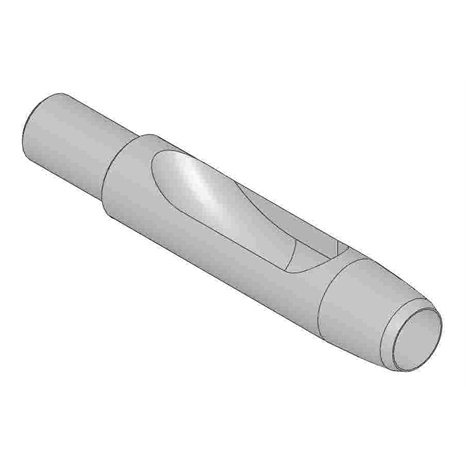 Alloy machined side-eject tine - .375mt x 3.500l x .565od