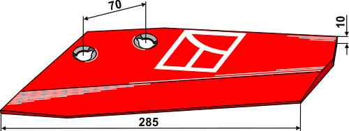 Replacement wing - left fitting for Landsberg 966.50.021.0
