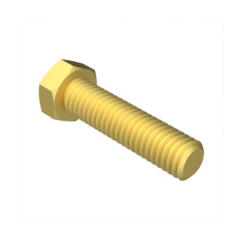 Bolt - hex hd 3/8-16 x 1-1/2 gr8