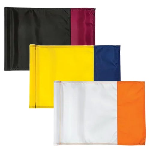 Slut lodret stripe golf flag - 400d tube style