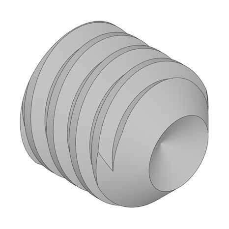 Schraube - 1/4-20 X 1/4 NYLOC